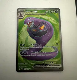 Pokemon Arbok ex 185/165 SV Scarlet & Violet 151 Ultra Rare Holo English - Image 1