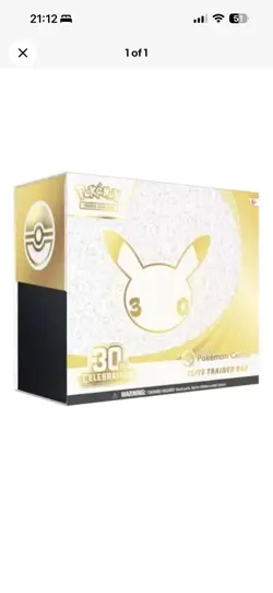 Pokemon Center 30th Anniversary ETB Elite Trainer Box New Sealed *PRESALE* - Image 1