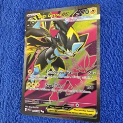 Pokemon TCG Mega Zeraora EX Ultra Rare Full Art Holo Pitch Black 098/084 - Image 3