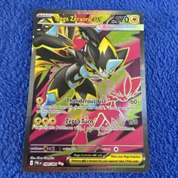 Pokemon TCG Mega Zeraora EX Ultra Rare Full Art Holo Pitch Black 098/084 - Image 4