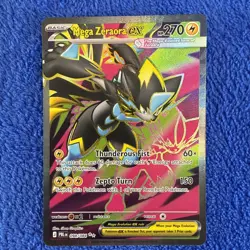 Pokemon TCG Mega Zeraora EX Ultra Rare Full Art Holo Pitch Black 098/084 - Image 5