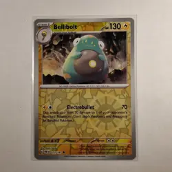 Pokemon Bellibolt Reverse Holo Card 077/197 Scarlet Violet: Obsidian Flames - Image 3
