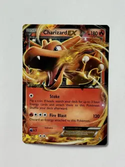 The Pokemon Company Pokemon TCG Charizard EX 11/106 Flashfire UR Holo EN 180HP - Image 1