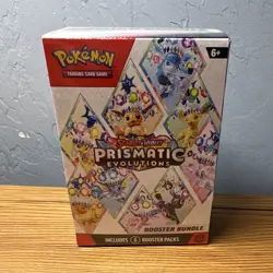 Pokemon TCG Scarlet & Violet: Prismatic Evolutions Booster Bundle 6 Packs - Image 1