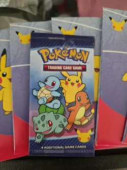 Pokemon 25th Anniversary McDonalds Special Promo Sealed Card Pack lot of 10 - Image 4