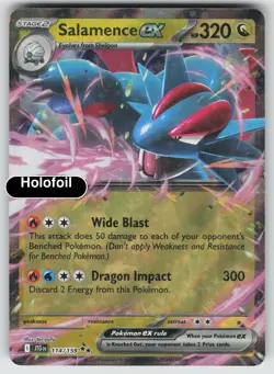 Pokemon - Salamence ex - Holofoil [JTG - 114/159 Near Mint] - Image 2