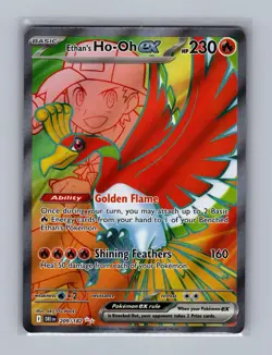Ethan's Ho-Oh ex 209/182 Ultra Rare Destined Rivals Pokemon Holo Near Mint - Image 1