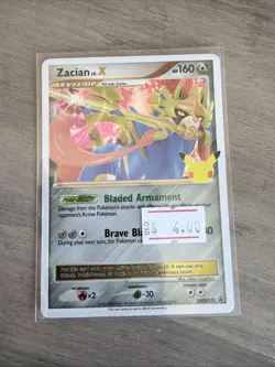 Pokemon TCG 25th Zacian Lv.X SWSH135 Black Star Promo Rare Holo - Image 1