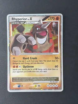 2008 Rhyperior LV.X DP29 Black Star Promo Holo Pokemon TCG LP - Image 1