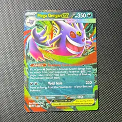 Pokemon TCG Mega Gengar EX 073 ME Mega Evolution Promo Holo English 350 HP - Image 1