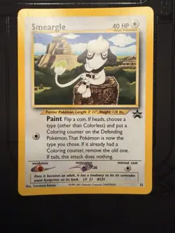 Smeargle 32 Wizards Black Star Promo Vintage 2001 Pokemon TCG - Image 1