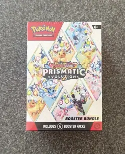 Sealed Pokemon TCG Prismatic Evolutions Booster Bundle Box - 6 Packs English - Image 1