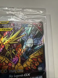 Sealed Moltres Zapdos Articuno TAG TEAM GX SM210 Promo Holo Pokemon TCG Card - Image 4