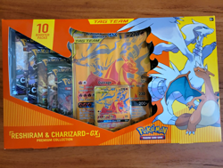 Pokemon TCG Reshiram & Charizard-GX Premium Collection Box 10 Packs 2021 - Image 1