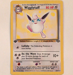 Wizards Wigglytuff 32/64 Jungle Rare 1st Edition Non Holo English 1999 - Image 1