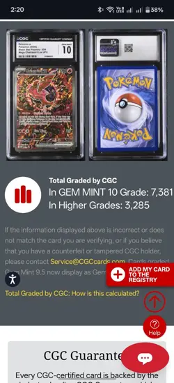 Pokemon Oricorio ex 024 Black Star Promo CGC 10 POP 8620 Phantasmal Flames - Image 4