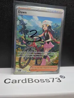 Pokemon TCG Dawn 129/094 SIR Illustration Phantasmal Flames Card NM - Image 1
