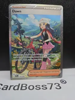 Pokemon TCG Dawn 129/094 SIR Illustration Phantasmal Flames Card NM - Image 5