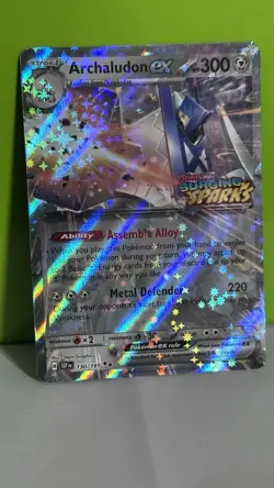 Archaludon ex (Surging Sparks Stamped) Double Rare Holo 130/191 NM Pokemon TCG - Image 1