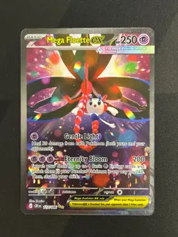 2026 Chaos Rising Mega Floette EX Holo Secret Rare SIR #117/86 c-1 - Image 1