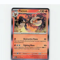 Flareon 013/131 Holo Rare Prismatic Evolutions Pokemon Near Mint - Image 1