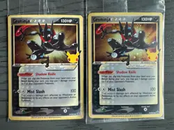 Pokemon (6) Sealed & (8) Unsealed Greninja Gold Star SWSH144 Black Star Promo - Image 2