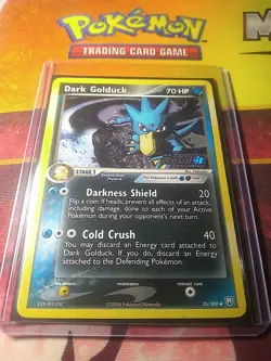 Pokemon TCG Reverse Holo Dark Golduck 35/109 Ex Team Rocket Returns LP - Image 1