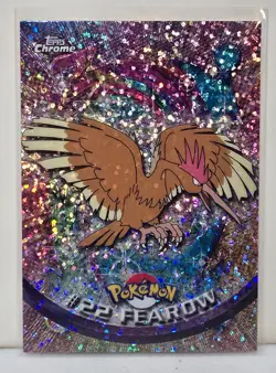NM2000 Topps Chrome Pokemon Fearow #22 Sparkle Chrome NEAR MINT RARE - Image 1