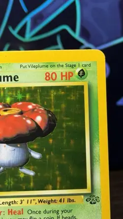 Vileplume 15/64 MP Jungle Holo Rare Vintage Pokemon TCG Card WOTC 1999 - Image 3