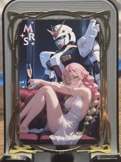 Numbered 042/100 Goddess Story Gold Metal Card Mitsuri Kanroji Demon Slayer - Image 1