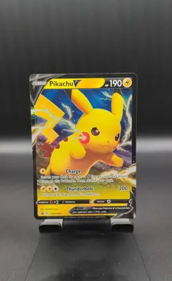 Pikachu V SWSH061 SWSH: Sword & Shield Promo Cards Holo Light Play. Pokemon TCG - Image 1