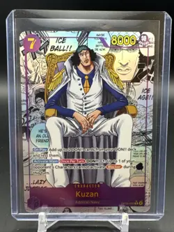 Kuzan Aokiji English Manga OP16-063 One Piece Card Game - The Time Of Battle - Image 1