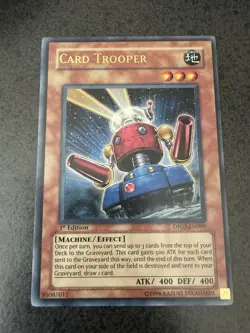 Card Trooper DP03-EN009 Ultra Rare Holo Jaden Yuki 2 1st Edition LP - Image 1