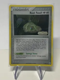 Root Fossil 80/92 Reverse Holo EX Legend Maker Pokemon Card - Image 1