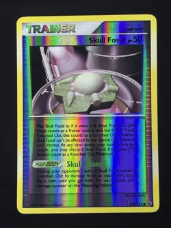 Pokemon Card - Skull Fossil Platinum 120/127 Reverse Holo Common - Image 1