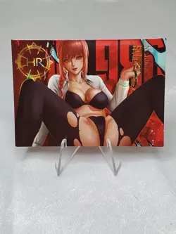 Makima Chainsaw Man HR Rarity Lucky Goddess Story Spicy Lewd Waifu Girl Card - Image 1