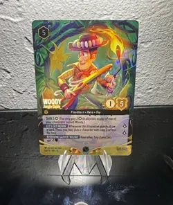 Disney Lorcana TCG Woody - Jungle Guide 54/P3 Promo Cards Promo Foil - Image 1