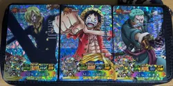 One Piece Berry Match IC Luffy Zoro Sanji 3 Card Set Japanese Bandai - Image 2
