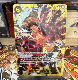 Bandai One Piece Card Game Monkey D. Luffy OP10-118 EN SEC Foil Alt Art 7000 - Image 1