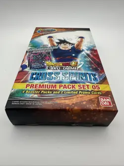 DRAGON BALL SUPER CARD GAME: CROSS SPIRITS PREMIUM PACK SET 05 FACTORY SEALED - Image 5