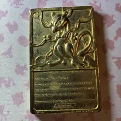 🔥 Pokemon 23K Gold-Plated 1999 Burger King Trading Cards, Set of 3 Mewtwo 🔥 - Image 4