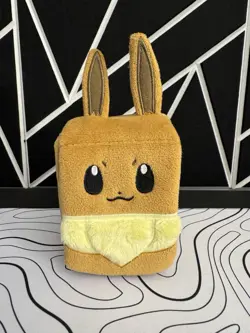 Pokemon Eevee Plush Deck Box Card Holder Storage Case TCG Prismatic Evolutions - Image 2