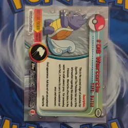 Topps Mint NM TV Animation Edition Wartortle Rare #08 1999 Pokemon Card - Image 2