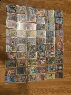60 different rarity Pokemon cards all sleeved - Image 2