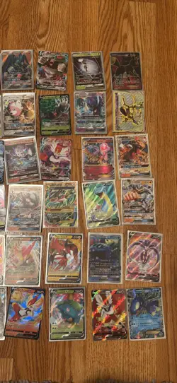 60 different rarity Pokemon cards all sleeved - Image 3