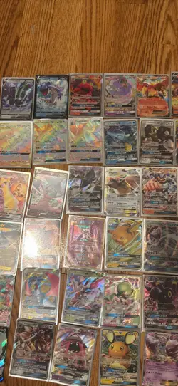 60 different rarity Pokemon cards all sleeved - Image 4