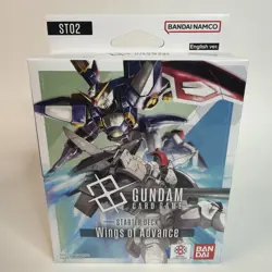 Gundam Card Game ST02 Wings of Advance Starter Deck New Sealed - Image 1