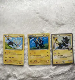 Pokemon TCG Shinx Luxio Luxray Lightning Card Lot 3 World Championships 2009 - Image 1