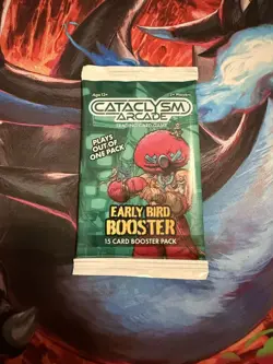 Cataclysm Arcade TCG Kickstarter Early Bird 15 Card Booster Pack SEALED - Image 1