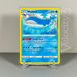 Pokemon TCG Card: WAILORD 38/195 | Uncommon | Silver Tempest | NM/Mint - Image 1